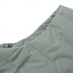 Men's Quilted Vest Daily Casual Fall & Winter Pocket Polyester Comfortable Solid Color Zipper Stand Collar Regular Fit Black Red Green Beige Vest