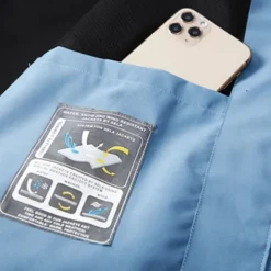 Men's Rain Jacket Outdoor Waterproof Windproof Hiking Outfits Hiking Clothes Spring Autumn / Fall Windbreaker Solid Color Dark Grey Black White