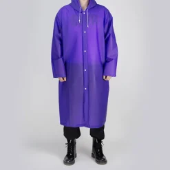 Men's Rain Poncho Rain Jacket Outdoor Waterproof Quick Dry Lightweight Sweat wicking Raincoat Poncho Top Fishing Climbing Beach White Red Purple Grey