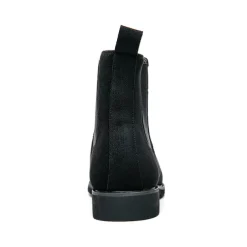 Men's Red Faux Suede Chelsea Boots with Elastic Side Panels - Ideal for Casual Outings, Evening Events, and Making a Stylish Statement