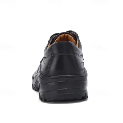 Men's Red-Brown Lace-Up Shoes with Cushioned Memory Foam Soles - Stylish and Supportive for Business Casual Outfits and Weekend Getaways