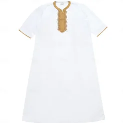 Men's Robe Thobe / Jubba Religious Saudi Arabic Arabian Muslim Ramadan Adults Leotard / Onesie