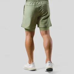 Men's Running Shorts Gym Shorts Sweat Shorts Pocket Drawstring 2 in 1 Elastic Waistband Shorts Outdoor Sports & Outdoor Athletic Quick Dry Lightweight Soft Marathon Running Workout Tailored Fit