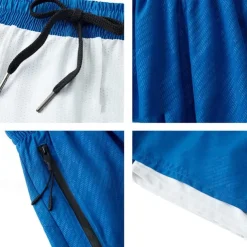 Men's Running Shorts Gym Shorts Sweat Shorts Pocket 2 in 1 Elastic Waistband Shorts Outdoor Sports & Outdoor Athletic Quick Dry Lightweight Soft Marathon Running Workout Tailored Fit Sportswear