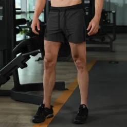 Men's Running Shorts Gym Shorts Sweat Shorts Zipper Pocket Elastic Waistband Shorts Outdoor Sports & Outdoor Athletic Quick Dry Lightweight Soft Marathon Running Workout Tailored Fit Sportswear