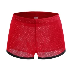 Men's Running Shorts Marathon One-third Shorts Mesh Stripe-Trim Bottoms Athletic Athleisure Breathable Quick Dry Soft Fitness Gym Workout Marathon Sportswear Activewear Stripes Green White Black