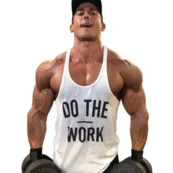 Men's Running Tank Top Workout Tank Muscle Shirt Racerback Sleeveless Vest / Gilet Fall Breathable Quick Dry Soft Sweat wicking Fitness Gym Workout Running Sportswear Activewear Wine Red Black White