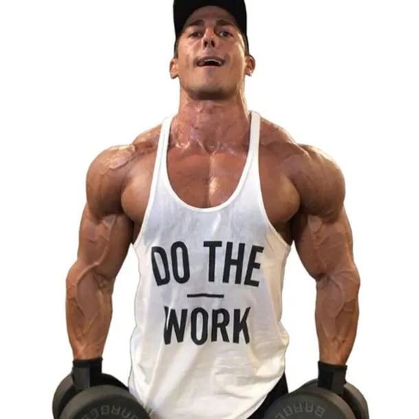 Men's Running Tank Top Workout Tank Muscle Shirt Racerback Sleeveless Vest / Gilet Fall Breathable Quick Dry Soft Sweat wicking Fitness Gym Workout Running Sportswear Activewear Wine Red Black White