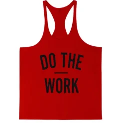 Men's Running Tank Top Workout Tank Muscle Shirt Racerback Sleeveless Vest / Gilet Fall Breathable Quick Dry Soft Sweat wicking Fitness Gym Workout Running Sportswear Activewear Wine Red Black White