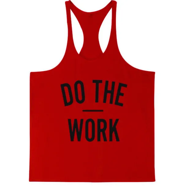 Men's Running Tank Top Workout Tank Muscle Shirt Racerback Sleeveless Vest / Gilet Fall Breathable Quick Dry Soft Sweat wicking Fitness Gym Workout Running Sportswear Activewear Wine Red Black White