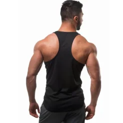 Men's Running Tank Top Workout Tank Sleeveless Top Cotton Breathable Soft Quick Dry Fitness Gym Workout Active Training Sportswear Activewear Solid Colored Black Red Blue