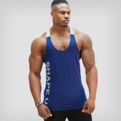 Men's Running Tank Top Workout Tank Sleeveless Tee Tshirt Street Casual Breathable Quick Dry Yoga Gym Workout Running Sportswear Activewear Black Army Green Red