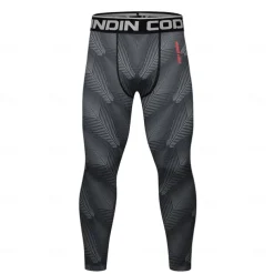 Men's Running Tights Leggings Compression Tights Leggings Patchwork Base Layer Outdoor Sports & Outdoor Athletic Fall Quick Dry Soft Compression Sweat wicking Power Flex Marathon Running Workout