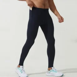 Men's Running Tights Leggings Compression Tights Leggings Elastic Waistband Base Layer Outdoor Sports & Outdoor Athletic Fall Quick Dry Soft Compression Sweat wicking Power Flex Marathon Running