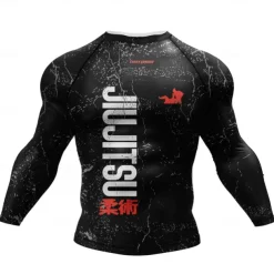 Men's Running T-Shirt Compression Shirt Long Sleeve Tee Tshirt Casual Athleisure Fall Breathable Quick Dry Gym Workout Running Walking Sportswear Activewear Graphic Black Blue Grey