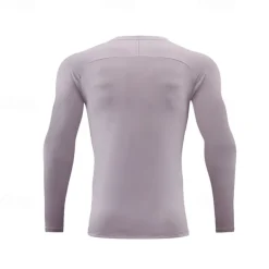 Men's Running T-Shirt Long Sleeve Tee Tshirt Casual Athleisure Breathable Quick Dry Soft Gym Workout Running Walking Sportswear Activewear Solid Colored Dark Grey Black White