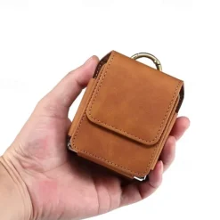 Men's Samsung Z Flip 6/5/4/3/2/1 Universal Phone Case Leather Case Belt Waist Bag Prop PU Leather Bag Phone Wallet Vintage Belt Phone Protective Case