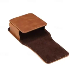 Men's Samsung Z Flip 6/5/4/3/2/1 Universal Phone Case Leather Case Belt Waist Bag Prop PU Leather Bag Phone Wallet Vintage Belt Phone Protective Case