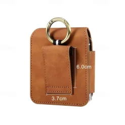 Men's Samsung Z Flip 6/5/4/3/2/1 Universal Phone Case Leather Case Belt Waist Bag Prop PU Leather Bag Phone Wallet Vintage Belt Phone Protective Case
