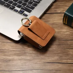 Men's Samsung Z Flip 6/5/4/3/2/1 Universal Phone Case Leather Case Belt Waist Bag Prop PU Leather Bag Phone Wallet Vintage Belt Phone Protective Case