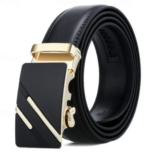 Men's Sashes Belt Men's belt Waist Belt Silver Wine Red PU Leather Alloy Modern Contemporary Solid / Plain Color Daily Wear Vacation Casual Daily