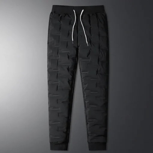Men's Sherpa Fleece Pants Sweatpants Joggers Trousers Pocket Drawstring Elastic Waist Plain Comfort Warm Sports Outdoor Daily Fashion Casual Black 1# Black Micro-elastic
