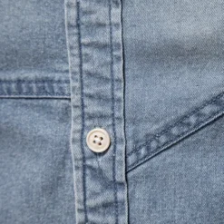 Men's Shirt Black Dark Blue Light Blue Long Sleeve Solid Color Rolled collar Outdoor Causal Buttons Clothing Apparel Daily Casual Daily Leisure