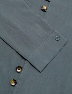 Men's Shirt Button Up Shirt Casual Shirt Black White Pink Blue Orange Long Sleeve Plain Collar Daily Vacation Clothing Apparel Fashion Casual Comfortable