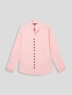 Men's Shirt Button Up Shirt Casual Shirt Black White Pink Blue Orange Long Sleeve Plain Collar Daily Vacation Clothing Apparel Fashion Casual Comfortable