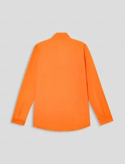 Men's Shirt Button Up Shirt Casual Shirt Black White Pink Blue Orange Long Sleeve Plain Collar Daily Vacation Clothing Apparel Fashion Casual Comfortable