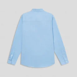 Men's Shirt Cotton Linen Shirt Starfish Outdoor Vacation White Sky Blue Long Sleeve Rolled collar Summer Spring Clothing Apparel Buttons