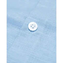 Men's Shirt Dress Shirt Casual Shirt Blue Long Sleeve Solid Color Turndown Formal Button Clothing Apparel Daily