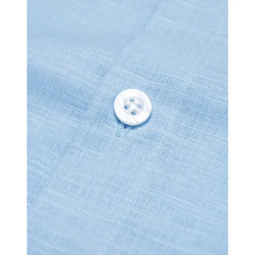 Men's Shirt Dress Shirt Casual Shirt Blue Long Sleeve Solid Color Turndown Formal Button Clothing Apparel Daily