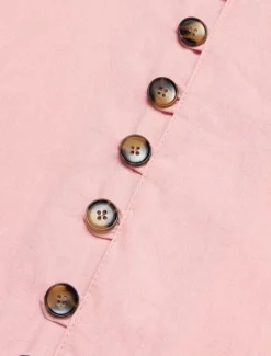 Men's Shirt Linen Shirt Beach Shirt Button Up Shirt Plain Casual Daily Black White Pink Orange Long Sleeve Band Collar Spring & Summer Clothing Apparel