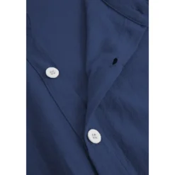 Men's Shirt Linen Shirt Casual Shirt Cotton Shirt Plain Vacation Street Black White Pink Blue Short Sleeve Turndown Summer Clothing Apparel Button-Down