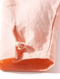 Men's Shirt Linen Shirt Chinese Collar Shirt Mandarin Collar Shirt Casual Shirt Cotton Linen Shirt Plain Vacation Casual Black White Pink Wine Long Sleeve Grandad Collar Spring & Summer Clothing