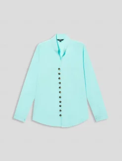 Men's Shirt Linen Shirt Summer Shirt Casual Shirt Beach Shirt Button Up Shirt Plain Casual Daily Black White Pink Blue Long Sleeve Stand Collar Spring & Summer Clothing Apparel