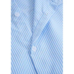 Men's Shirt Summer Shirt Beach Wear Button Up Shirt Casual Shirt Striped Shirt Pink Green Dark Gray Light Blue Long Sleeve Plain Band Collar Daily Vacation Splice Clothing Apparel Fashion Casual