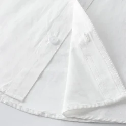 Men's Shirt White Blue Army Green Dark Gray Apricot Long Sleeve Solid Color Rolled collar Causal Casual Buttons Clothing Apparel Neutral Daily