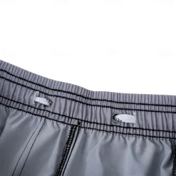 Men's Shorts Beach Shorts Drawstring Color Block Breathable Quick Dry Knee Length Outdoor Vacation Home Vacation Ethnic Style Black+Grey Dark Red Stretchy