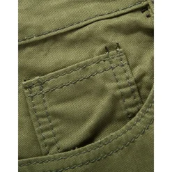 Men's Shorts Chino Shorts Bermuda shorts Pocket Plain Comfort Breathable Outdoor Daily Going out 100% Cotton Fashion Streetwear Blue Khaki