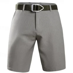 Men's Shorts Dress Shorts Summer Shorts Casual Shorts Golf Shorts Button Up Multi Pocket Plain Comfort Wearable Knee Length Outdoor Sport Daily Fashion Casual Black Navy Blue