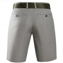 Men's Shorts Dress Shorts Summer Shorts Casual Shorts Golf Shorts Button Up Multi Pocket Plain Comfort Wearable Knee Length Outdoor Sport Daily Fashion Casual Black Navy Blue