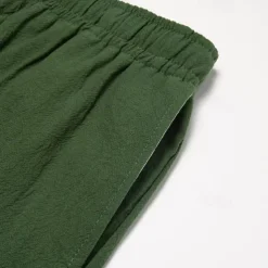 Men's Shorts Linen Shorts Summer Shorts Pocket Drawstring Elastic Waist Plain Comfort Breathable Short Casual Daily Holiday Fashion Classic Style Black White