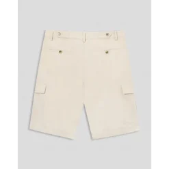 Men's Shorts Linen Shorts Summer Shorts Front Pocket Straight Leg Plain Comfort Breathable Knee Length Party Outdoor Casual Fashion Basic Khaki