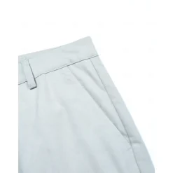 Men's Shorts Linen Shorts Summer Shorts Front Pocket Straight Leg Plain Comfort Breathable Knee Length Party Outdoor Casual Fashion Basic White