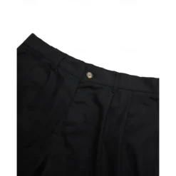 Men's Shorts Linen Shorts Dress Shorts Summer Shorts Pleated Shorts Pocket Pleats Straight Leg Plain Comfort Breathable Short Casual Daily Holiday Fashion Designer Black White