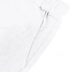 Men's Shorts Linen Shorts Summer Shorts Beach Shorts Pocket Drawstring Elastic Waist Plain Comfort Breathable Short Vacation Holiday Beach Hawaiian Boho Black White