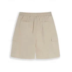 Men's Shorts Linen Shorts Summer Shorts Beach Shorts Drawstring Elastic Waist Multi Pocket Plain Knee Length Outdoor Beach Hawaiian Casual ArmyGreen Black Inelastic