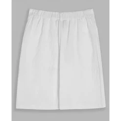 Men's Shorts Linen Shorts Summer Shorts Pocket Side Button Straight Leg Solid Color Comfort Breathable Knee Length Casual Daily Vacation Fashion White Green Inelastic